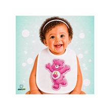 Care Bears Keten Bebek Mama Önlüğü Yumuşak - Emici - Yıkanabilir - Özel Tasarım P034 Çok Renkli