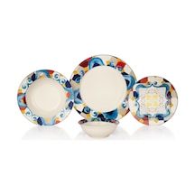 Schafer Fiesta Yemek Takımı 24 Parça Mavi