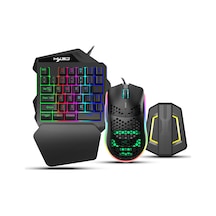 HXSJ P6 Dönüştürücü Programlanabilir Oyun Mouse Klavye Seti