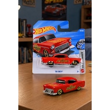 Hot Wheels '55 Chevy - Klasik Seri Metal Oyuncak Araba Çok Renkli