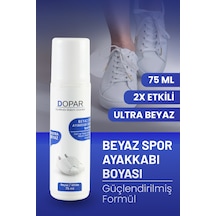 Dopar Sport White Beyaz Spor Deri ve Kumaş Ayakkabı Boyası 75 ML Beyaz