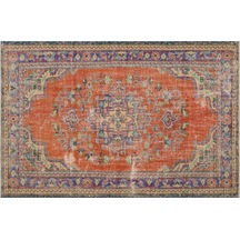 Özel Vıntage Eskıtme El Dokuma Halı 165 X 250 Cm 9665