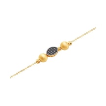 Gülaylar - Altın 14 Ayar Geometrik Bileklik N11.16382 Sarı Altın