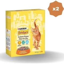 Felix Kedi Friskies Yetişkin Kümes Hayvanlı Kuru Mama 300 Gr - 2 Adet