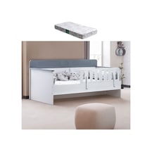 Karyola, Flora Montessori Karyola - Antrasit + 1 Adet Comfort Yatak Karyola, Flora Montessori Karyola - Antrasit + 1 Adet Comfort Yatak