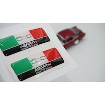 Fiat Abarth Logo Damla Silikon Grup Sticker N11.1205
