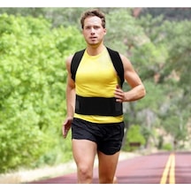 Unisex Bel Kemeri Manyetik Spor Korse Dik Duruş Korsesi Manyetik Bel Omuz Sırt Desteği