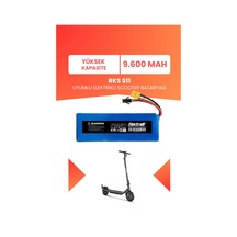 Rks S11 Uyumlu Batarya Yüksek Kapasite 36v 9.600mah Elektrikli Scooter Bataryası Mavi