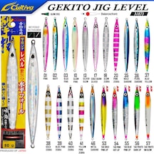 Cultiva Jig 31873 Gekito Jig Level 80g 13.5 Cm