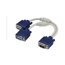 Vga Y Kablo Vga Görüntü Çoklayici 1 Vga To 2 Vga 2 Li Ekran