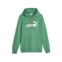Puma Classıcs No.1 Logo Celebration Hoodie Tr Erkek Sweatshirt-yeşil Yeşil