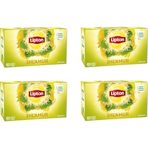 Lipton Ihlamur Harmanı Zarflı Süzen Poşet Bitki Çayı 20'li Paket X 4 Adet