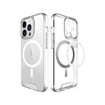 Tr Pro Max Kılıf 6.7 Magsafe İle Uyumlu Ultra Berrak Kamera Yüzey Korumalı Cep Telefon Kılıfı Yastıklı Köşe K Diğer