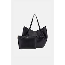 Guess Noelle Kadın Siyah El Çantası Hwbg7898240-bla Siyah