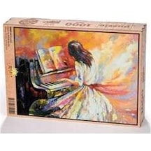 Piyanist Ahşap Puzzle 1000 Parça
