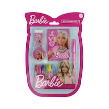 Barbie Okul Kırtasiye Seti Pastel Boya, Defter, Kalem, Silgi Ve Kalemtıraş - 9077899787900