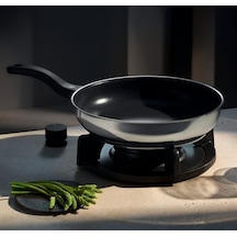 Non-stick Fry Tava Seti, Üç Parça Açık Bakır