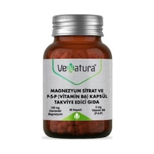 Venatura Magnezyum Sitrat ve P5p Vitamin B6 90 Kapsül