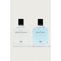 Zara Green Savage + Blue Spırıt Edt 2x100 Ml 3,4 Fl. Oz Amber