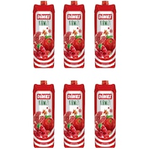 Dimes Kırmızı Karışık Meyveler İçeceği 1 Lt X 6 Adet