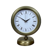 Büro Ev Ofis Hediyesi İçin 20x25cm Biçimli Dekor Metal Masa Saati Diğer