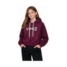 Kız Çocuk Kapüşonlu Sweatshirt Bgl-st05274 MÜRDÜM
