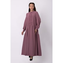 Violevin Er-cool Kadın Krep Elbise 8052-20-gülkurusu