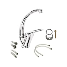 Armilla Mix Kuğu Banyo Lavabo Musluğu Çeşmesi Lavabo Bataryası