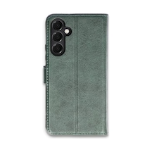 Newface Samsung Galaxy A05s Kılıf Trend S Plus Kapaklı Kılıf - Yeşil