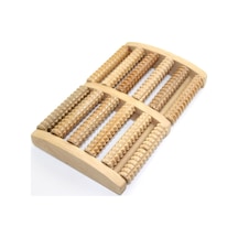 2 Adet Ahşap Ayak Masaj Aleti Tam Ahşap Tasarım, Ayak Masajı İçin 30x18 Cm, Model Alk1207, Foot Massager