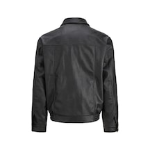 Jack & Jones Jjmarlon Pu Jacket Siyah