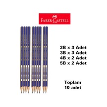 Dereceli Kalem Seti 10 Adet 2B 3 Adet 3B 3 Adet 4B 2 Adet 5B 2Ad