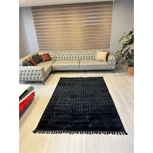 Aries Home Tavşan Tüyü Yumuşak Keçeleşmez Kaymaz Dekoratif Bella İthal Kalite Post Halı K