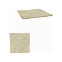 Wermodin Masa Tablası Dalgalı Kare 67x67 Cm - Golden Marble Çok Renkli