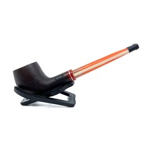 Dapper Half Bent Billiard Briar Gül Kökü 9 Mm Filtreli El Yapımı Pipo - 3552