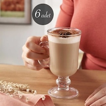 Paşabahçe Irish Coffee 6 Adet Kulplu Latte Bardak – Paşabahçe Lat