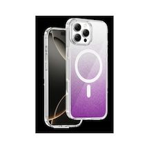 Onegif Apple iPhone Uyumlu 16 Pro Max Sora Simli Magsafe Kapak - Mor İtdark56712