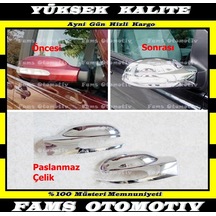 Mercedes Viano W639 Krom Ayna Kapağı 2 Prç. 2003-2010 P. Çelik