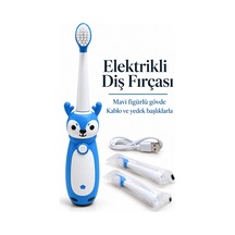 Çocuk Elektrikli Diş Fırçası Mavi