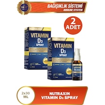 Nutraxin Vitamin D3 Sprey 1000 Iu 30 Ml 2 Adet