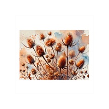 Kurumuş Çiçek Demeti Model Mdf Tablo