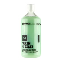 Innovacar S1 Wash&coat Sıo2 İçerikli Enzimli Su İtici Koruyucu Şampuan Konsantre - 1 Lt