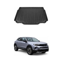 Opel Mokka 2021+ Uyumlu Araca Özel Kauçuk Tpe Bagaj Havuzu Siyah Alt Kademe İçin