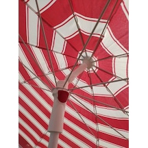 Sumedecor&Design Yüksek Kalite 10 Telli Plaj Şemsiyesi Eğilebilir Bahçe Şemsiyesi