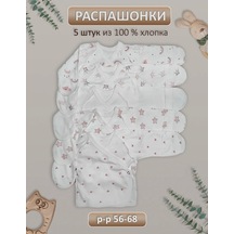 My Lıttle Panda Yenidoğanlar İçin Düğmeli Body Takımı 5'l 250467140 Sütlü