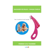 Yumuşak Malzeme Ergonomik Evcil Hayvan Diş Fırçası