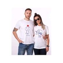 Tshirthane Cupid Sevgili Kombinleri Tshirt Kombini Beyaz