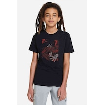 Tshirthane Anime One Punch Man Baskılı Unisex Çocuk Siyah T-Shirt (528338755)