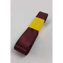 Bordo Renk Saten Kurdele 3 Cm