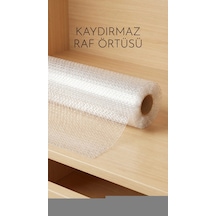 Buğz Şeffaf Pvc Kaydırmaz Raflık Dolap İçi Çekmece Örtüsü 45x300 Cm Koruyucu Diğer